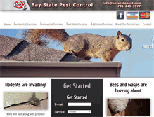 Tablet Screenshot of baystatepest.com